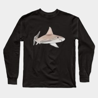 Sandbar Shark Sticker Long Sleeve T-Shirt